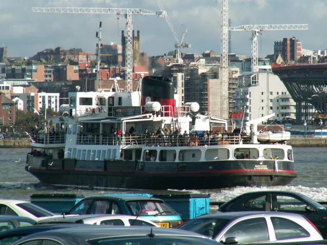 Mersey ferry outing in Liverpool