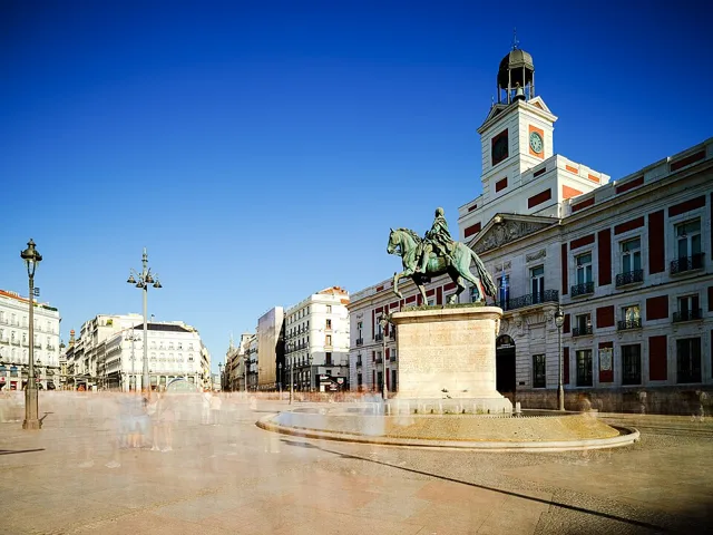 Puerta del Sol in Madrid