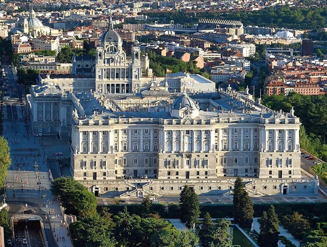 Royal Palace of Madrid in Madrid