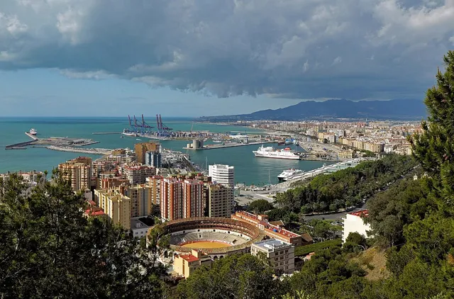 Castillo de Gibralfaro in Malaga