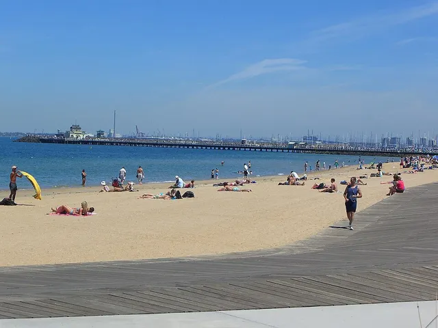 St Kilda Beach, Victoria in Melbourne
