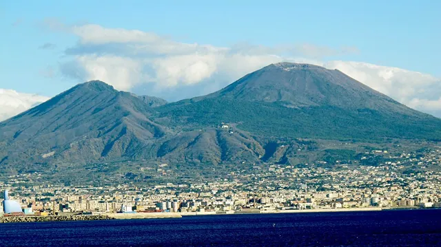 Mount Vesuvius in Naples