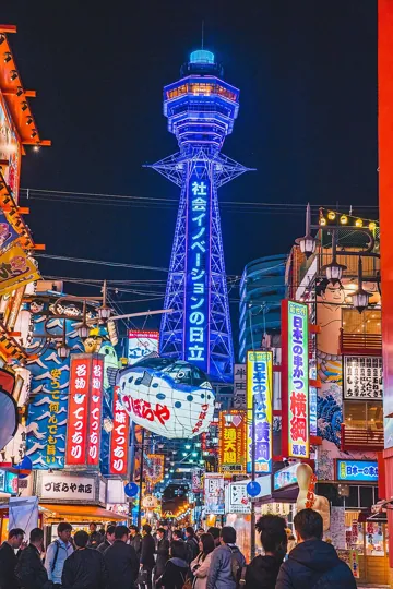 Shinsekai in Osaka