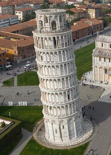 Leaning Tower of Pisa in Pisa