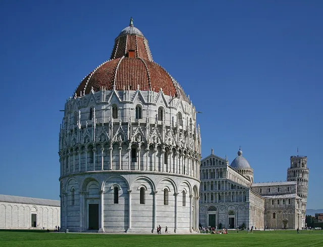 Pisa Baptistery in Pisa