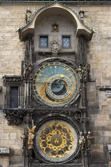 Prague astronomical clock in Prague