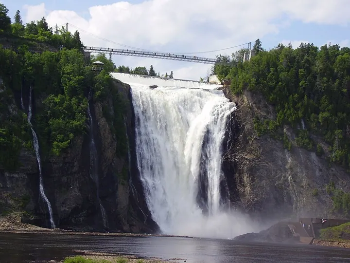 Montmorency Falls in Quebec City