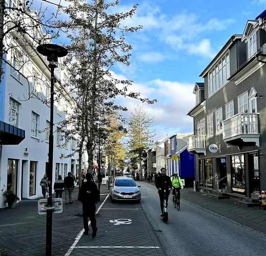 Laugavegur (Reykjavík) in Reykjavík
