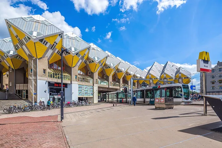 Cube houses in Rotterdam