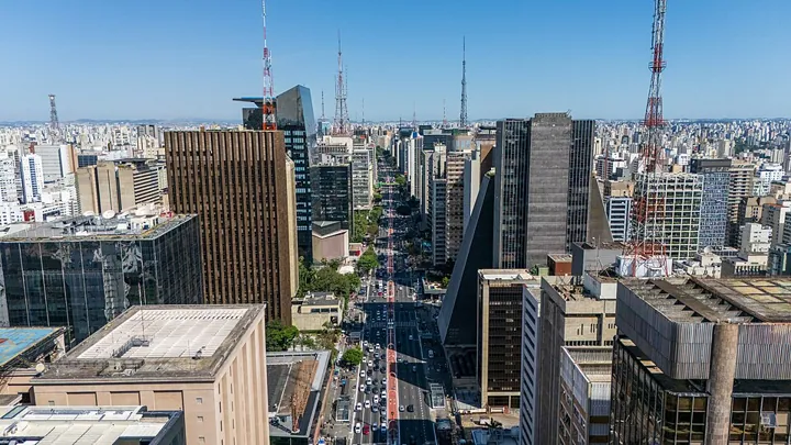 Paulista Avenue in S O Paulo