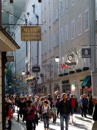Getreidegasse in Salzburg