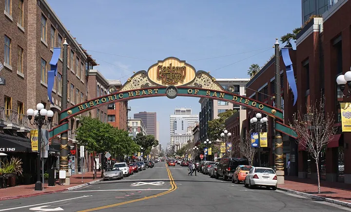 Gaslamp Quarter in San Diego