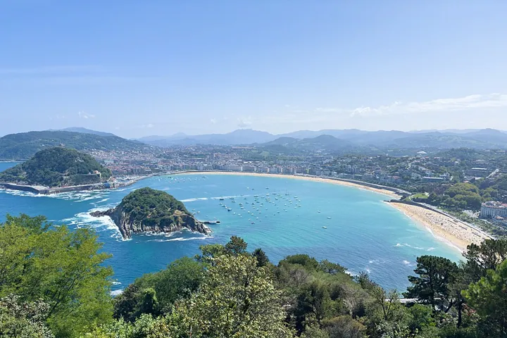 Beach of La Concha in San Sebastian