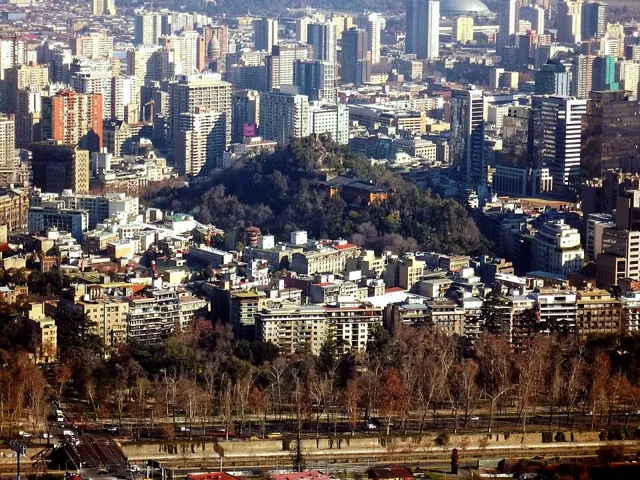 Santa Lucía Hill in Santiago