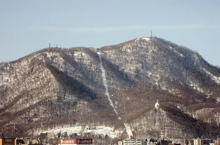 Mount Moiwa in Sapporo