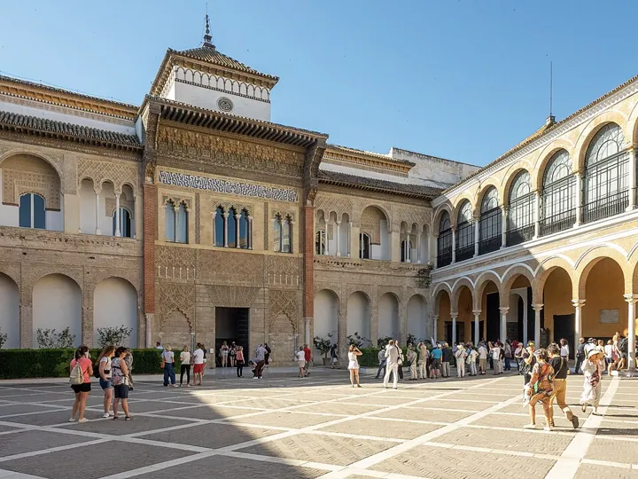 Alcázar of Seville in Seville