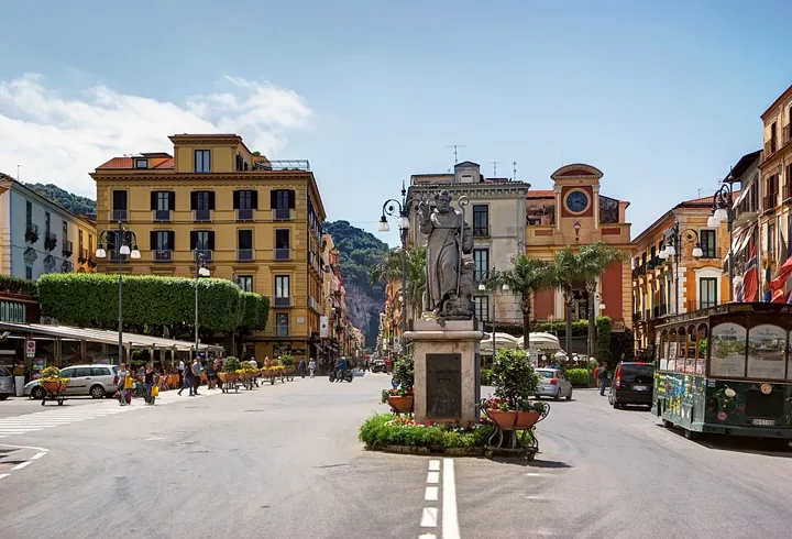 Piazza Tasso in Sorrento