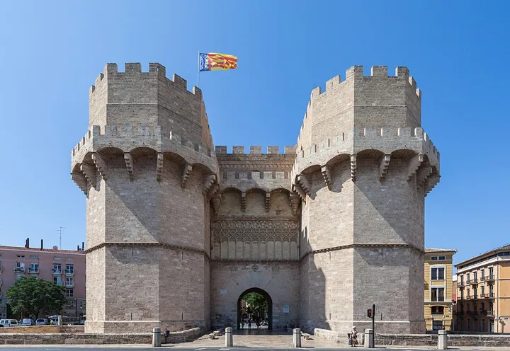 Torres de Serranos in Valencia