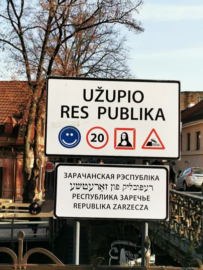 Užupis in Vilnius