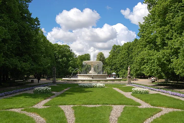 Saxon Garden in Warsaw